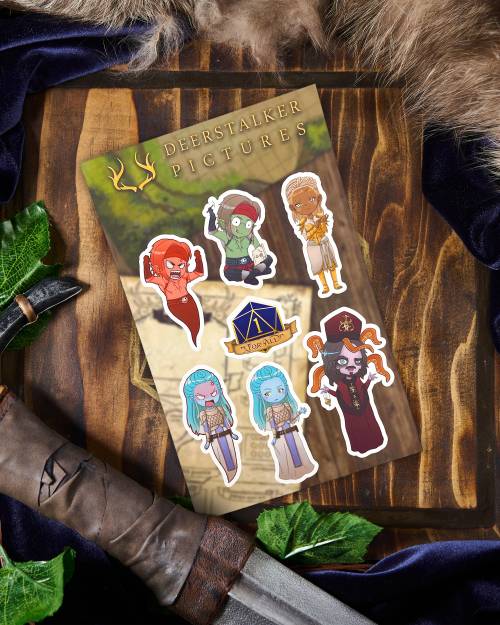 image of "The Guests" Sticker Sheet